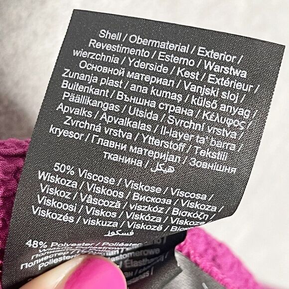 Vero Moda Pants size US Plus 20 20W Fuchsia Travel Wide Leg No Wrinkle Stitchfix - Picture 10 of 11